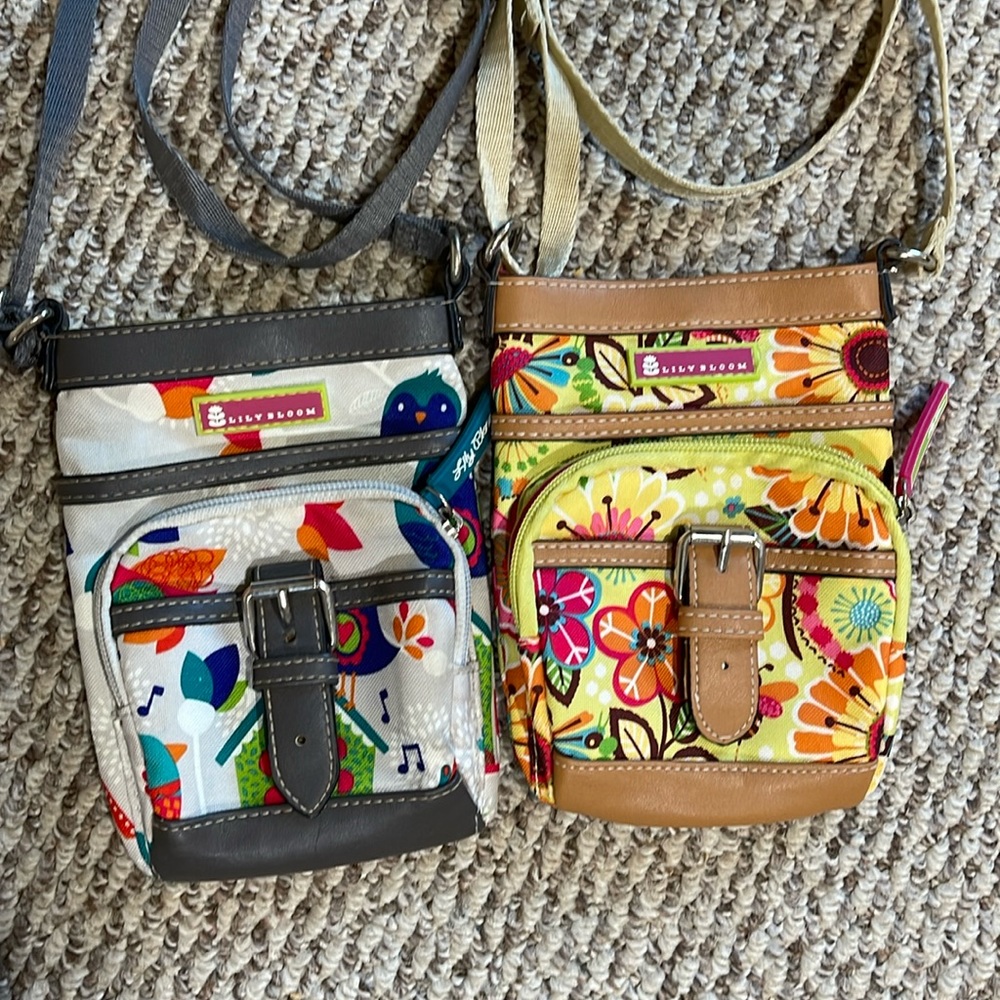 VGUC Lily Bloom crossbody-set of 2